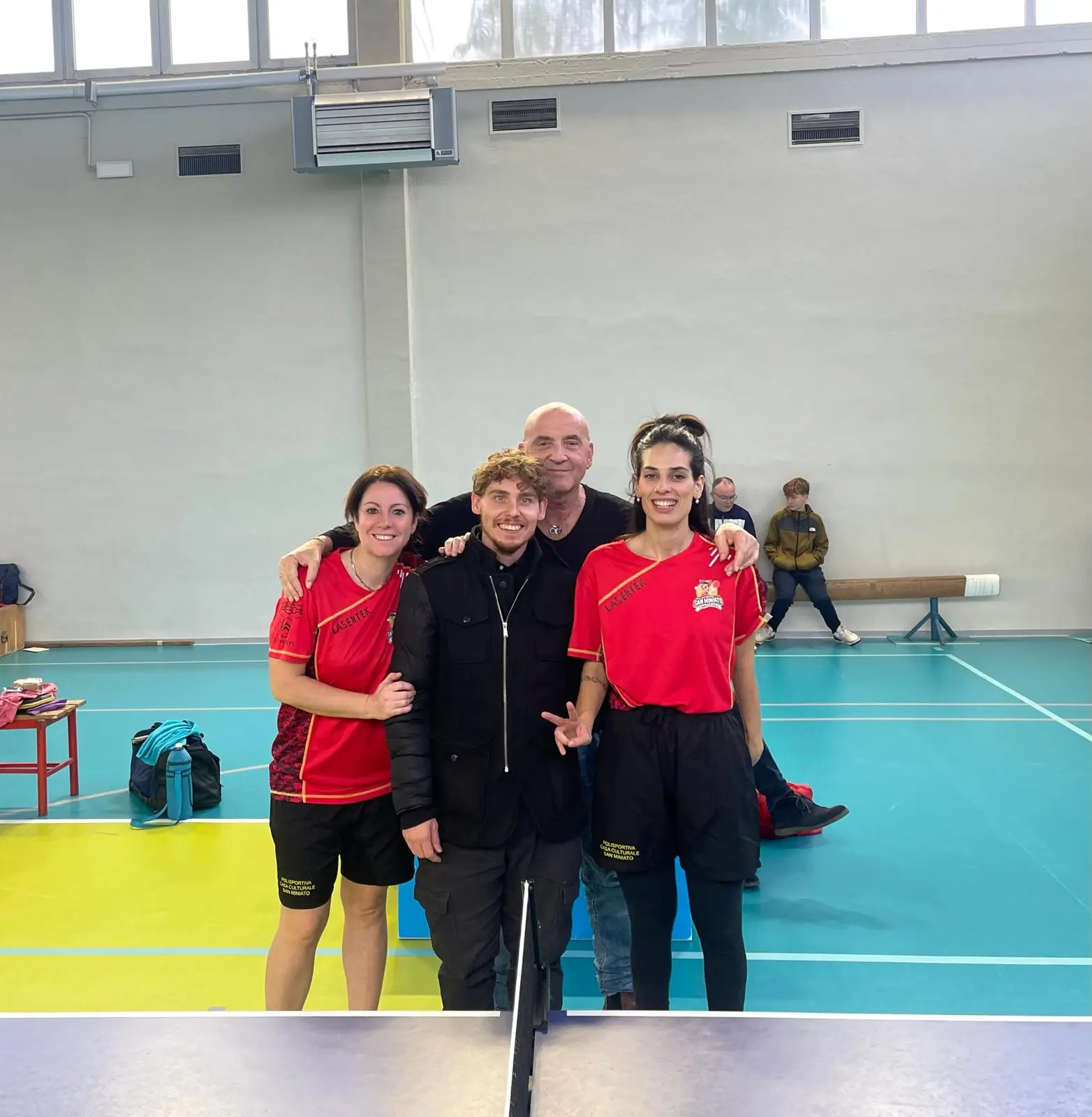 Atleti tennistavolo San Miniato