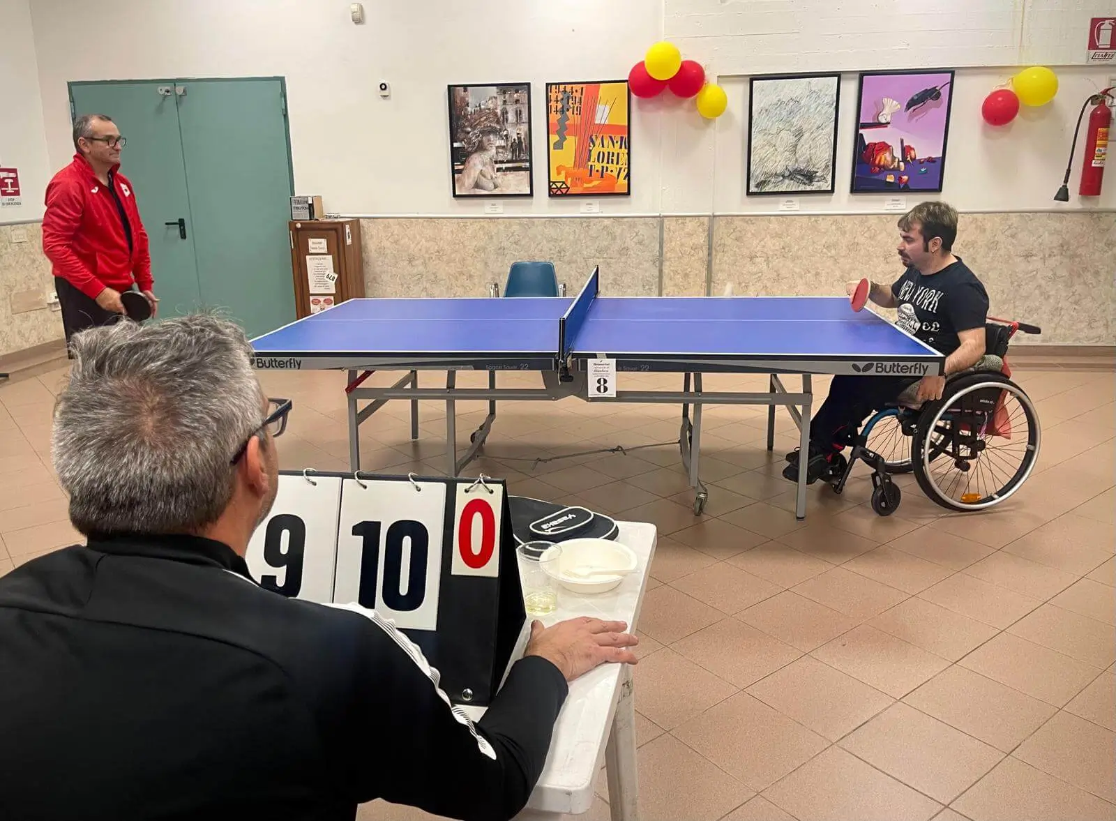gara di campionato - Tennistavolo San Miniato